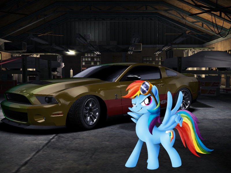 RAINBOWFIED Shelby 1000 (Mustang Rainbow Dash)