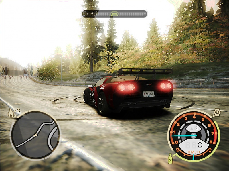 When I ran NFS Most Wanted 2005 after 5 years.
