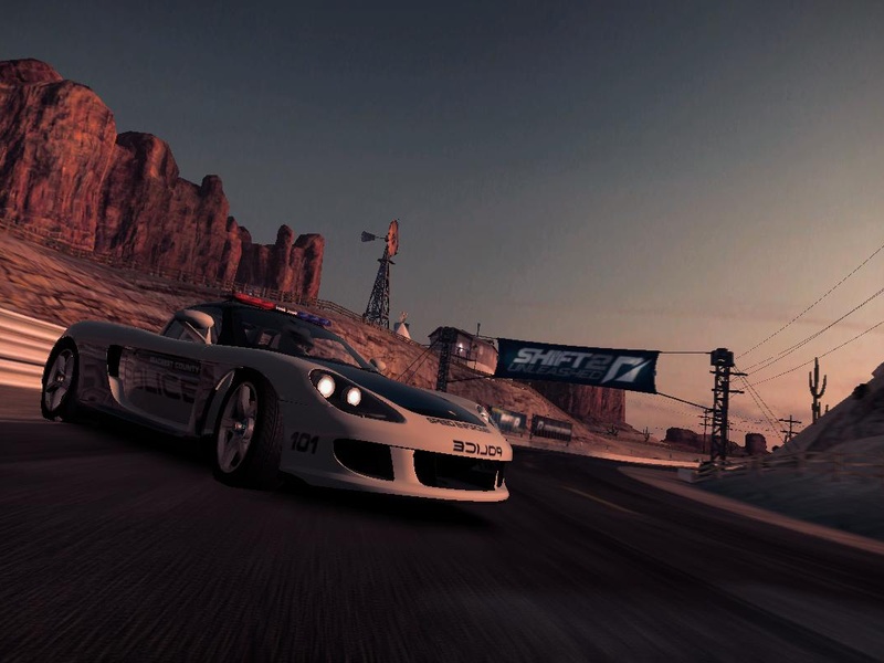 NFS Shift2 Carrera GT Cop Car mod