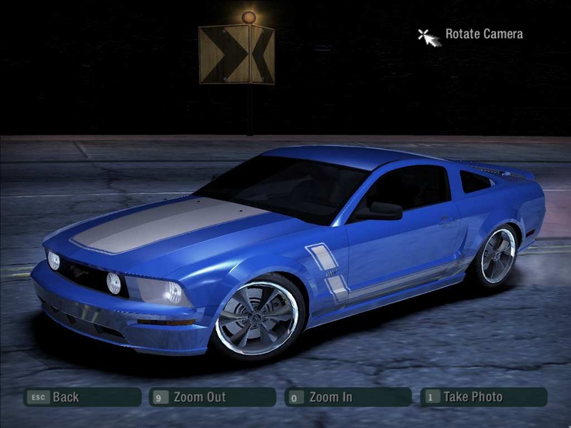 Mustang Mach1 Blue Concept