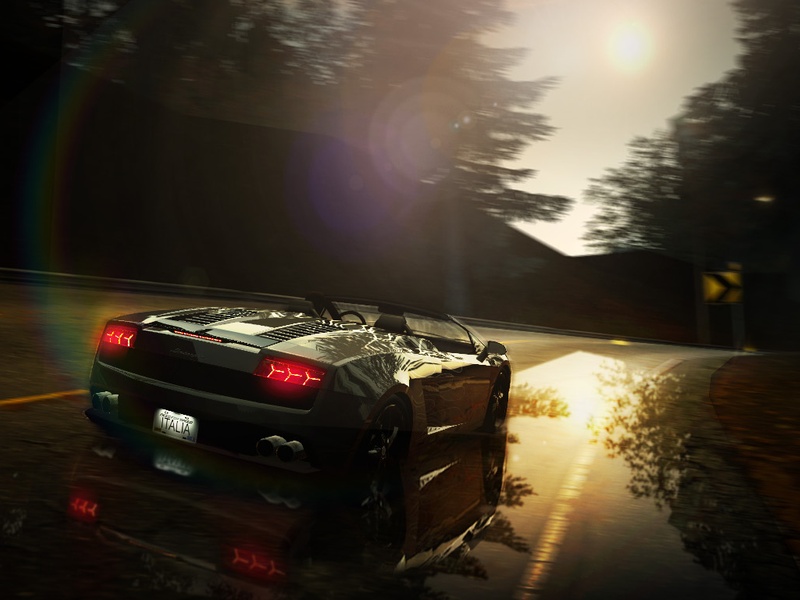 Lamborghini Gallardo LP560-4 Spyder ''Dark Hearts Edition'' (NFS Carbon Skin Replica)