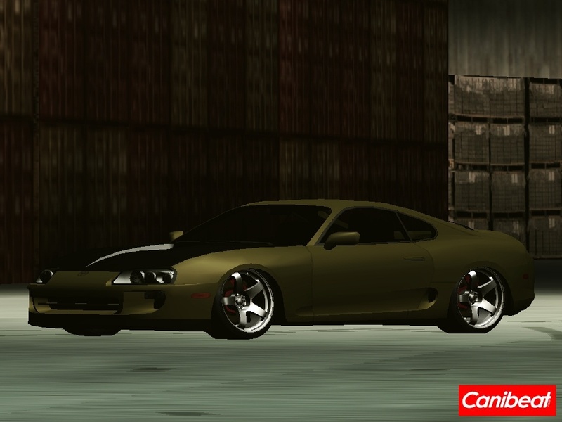 CANIBEAT STANCED AND LOWERED TOYOTA SUPRA........:D