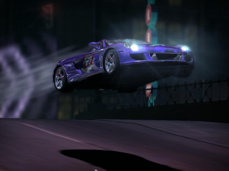 Porsche Carrera GT_jumping_NFS Carbon