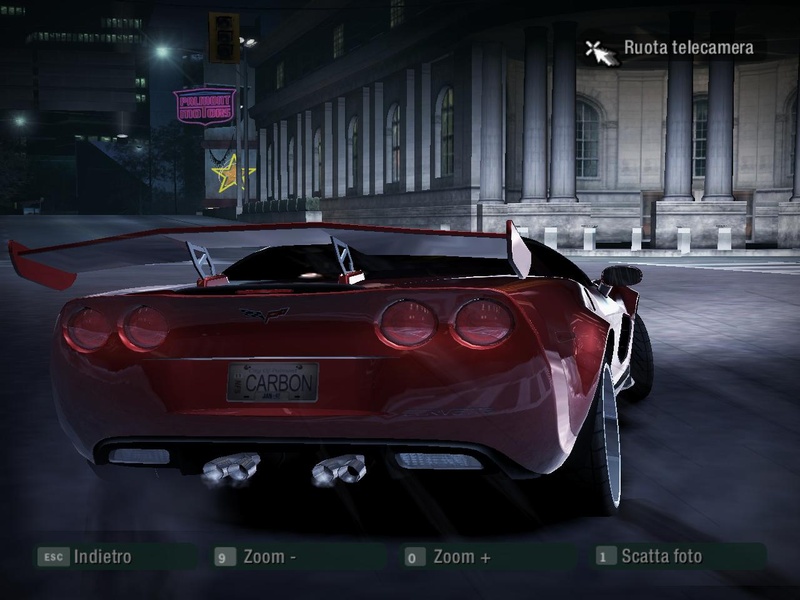 Red Carbon Corvette