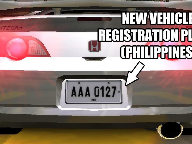 New Design for License Plates in the Philippines