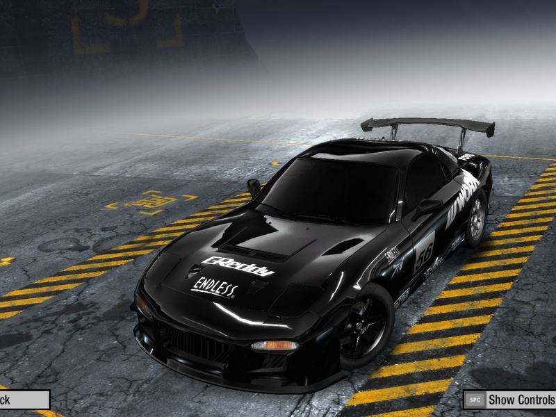 Black Mazda RX7 From the Intro of Need For Speed Prostreet