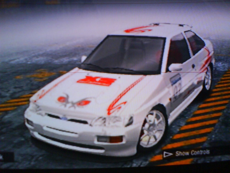 Escort Rs Cosworth White Rally Car