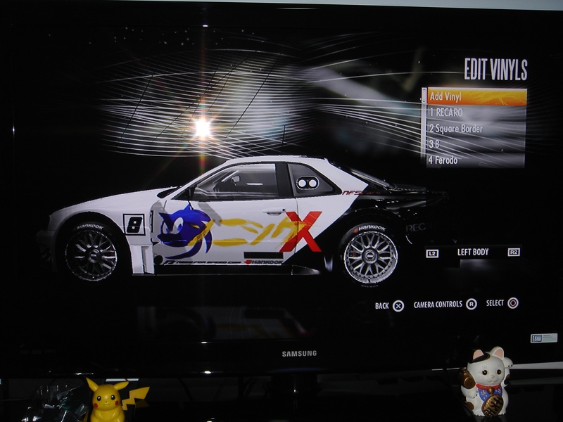 GTR R34 in Sonic X theme