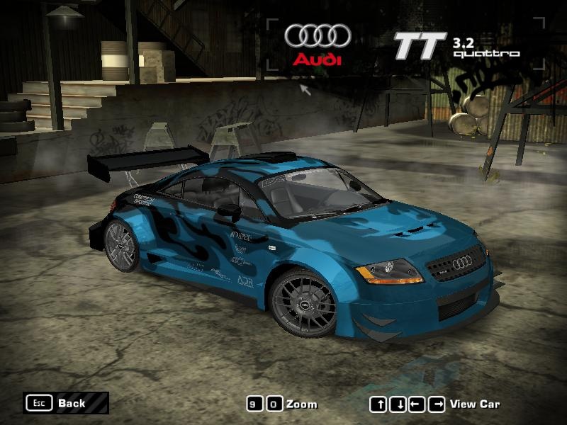 Audi TT Blue Flame