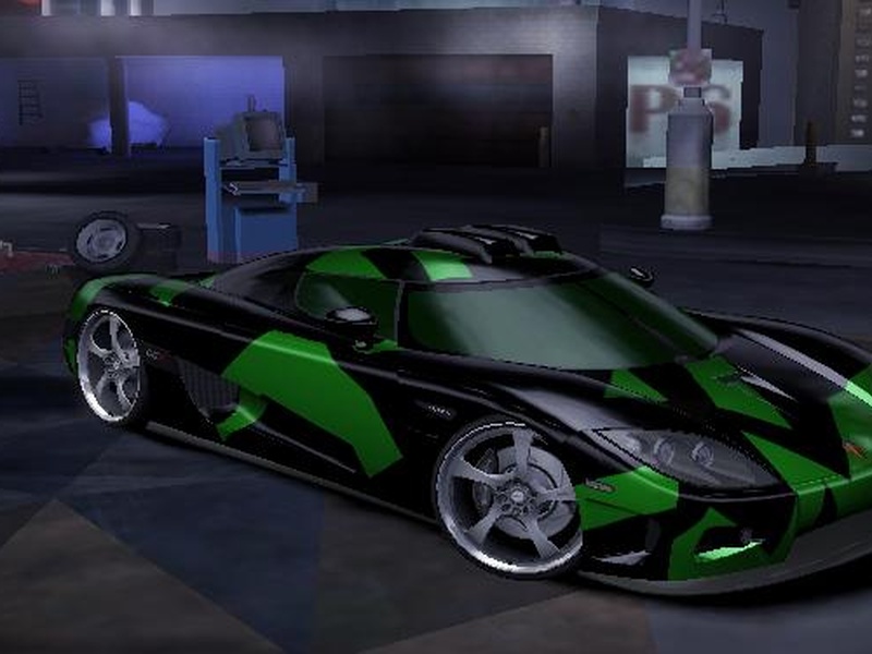Black-Green Koenigsegg CCX