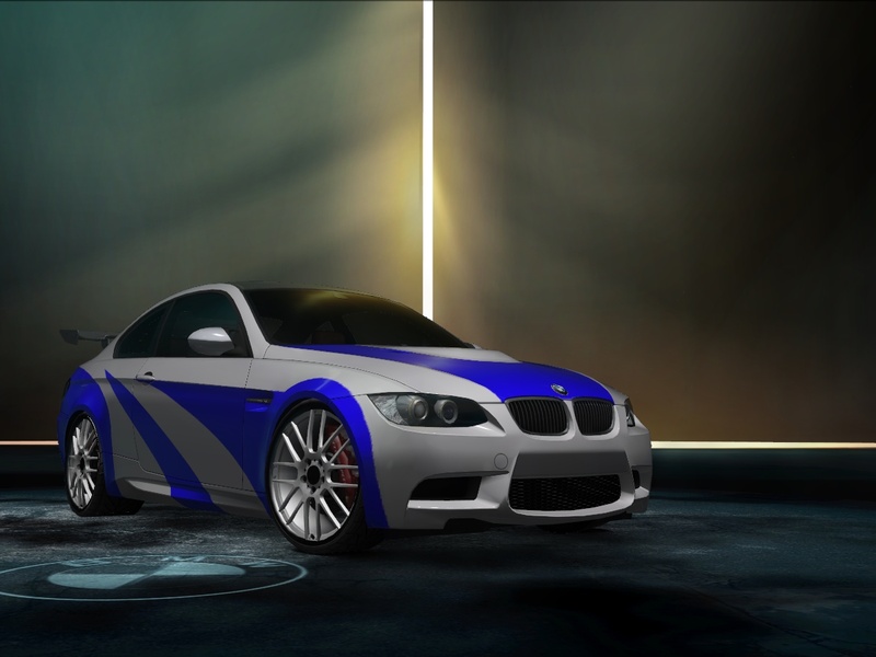 my bmw m3 e92 "most wanted" edition from nfs the run