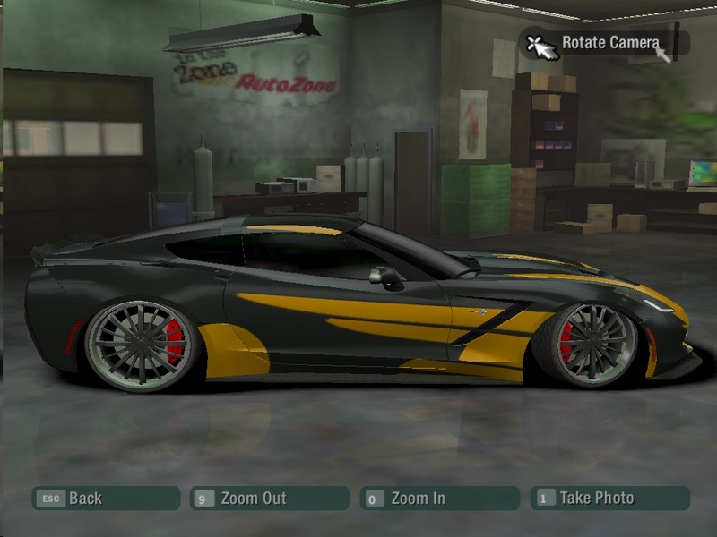 Chevrolet Corvette Stingray (Sergeant Cross from NFS Most Wanted intro)