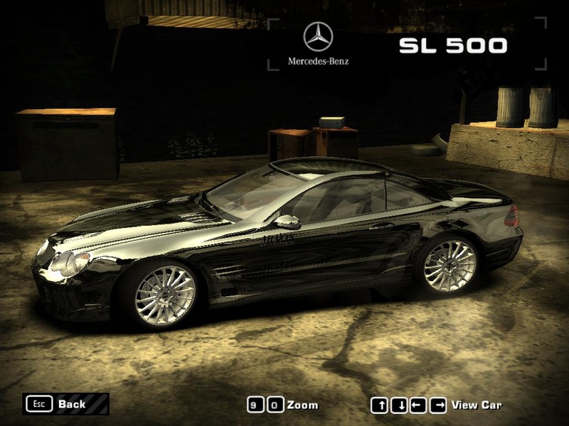 Mercedes SL500 So shiny