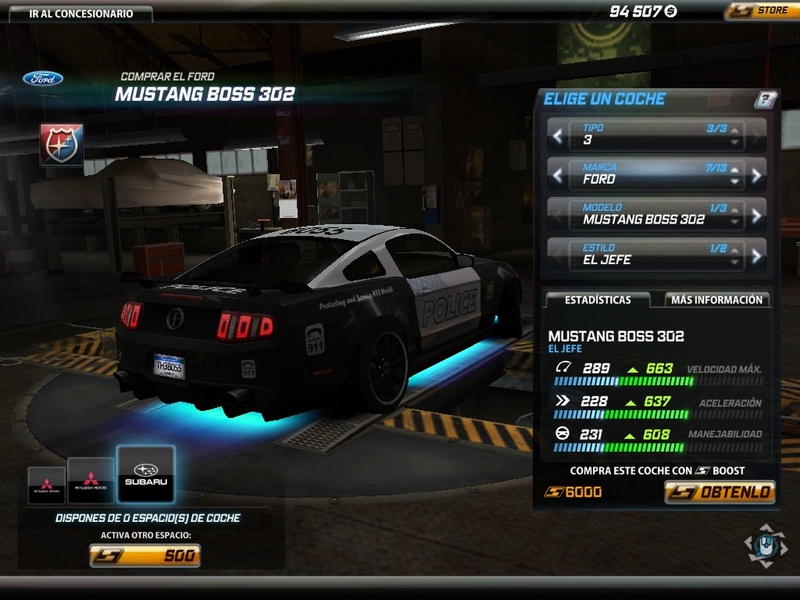 ford mustang boos 302 edition police