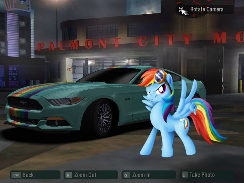 Rainbow-Dashed 2015 Ford Mustang GT