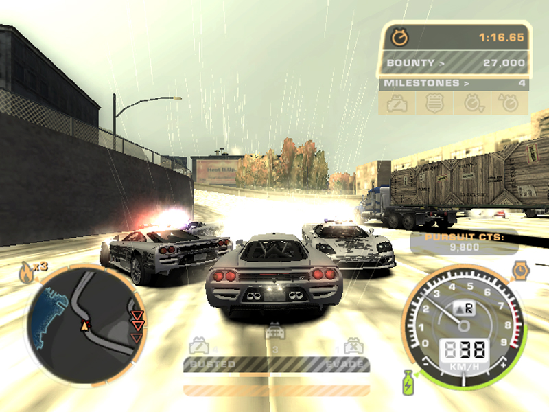 Need For Speed Most Wanted Saleen S7 Twin-Turbo Police Car