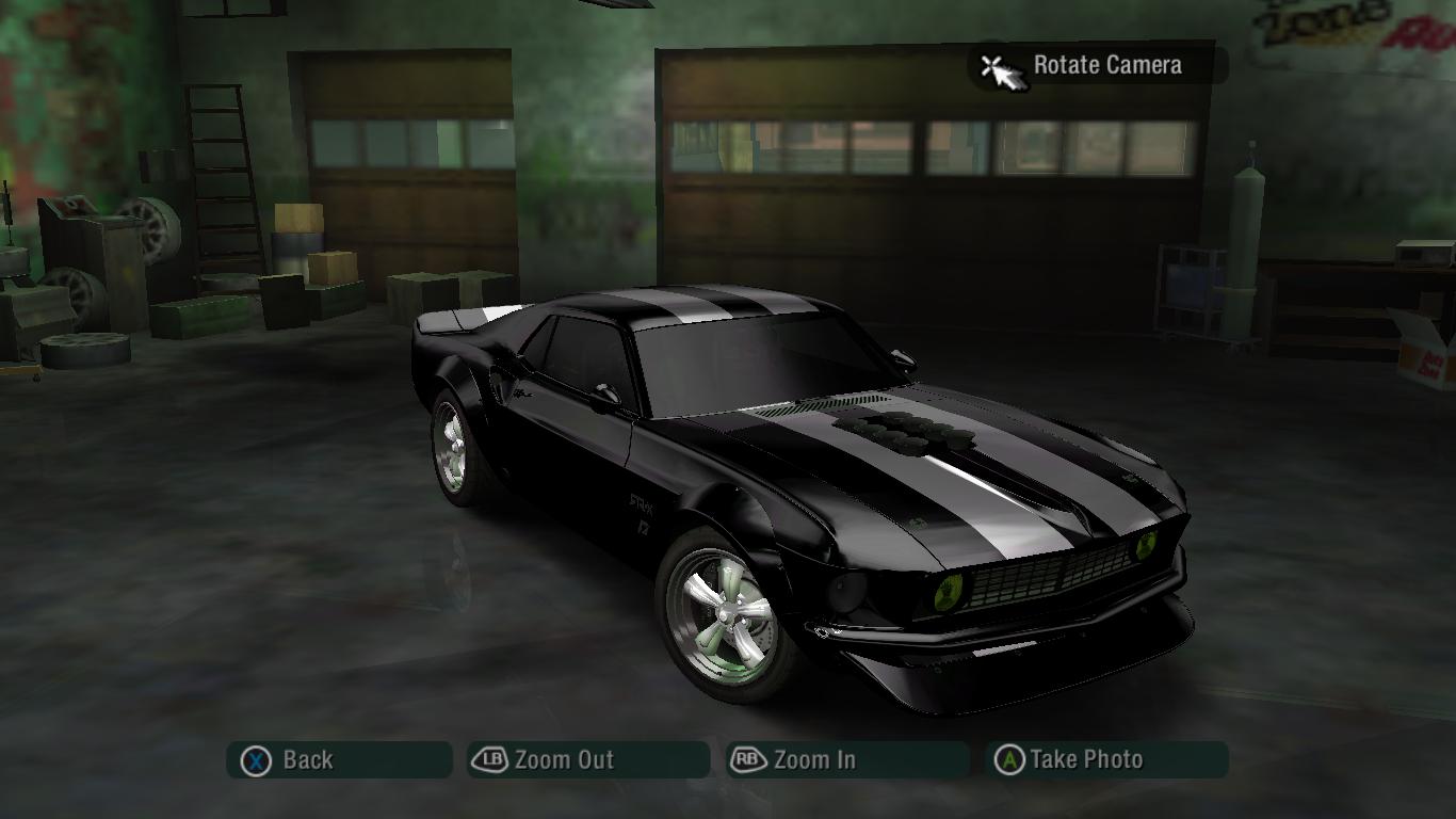 Need For Speed Carbon Ford Mustang RTR-X Reskin Tokyo Drift Edition