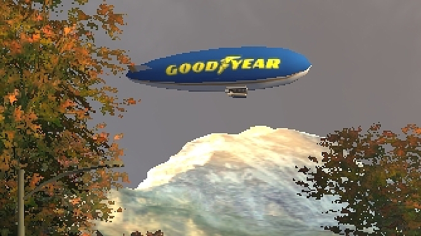 Need For Speed Most Wanted Goodyear blimp