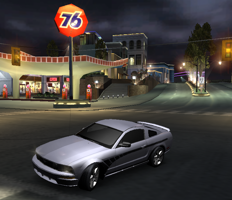 Need For Speed Underground 2 Beverly Hills 76 Gas Station