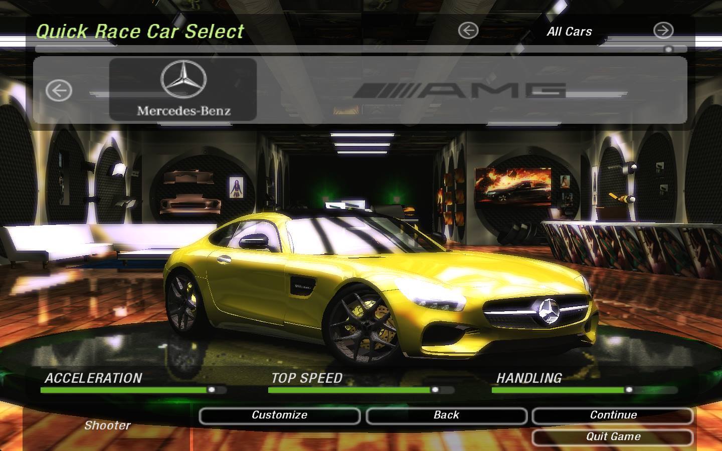 Need For Speed Underground 2 Mercedes Benz AMG GT