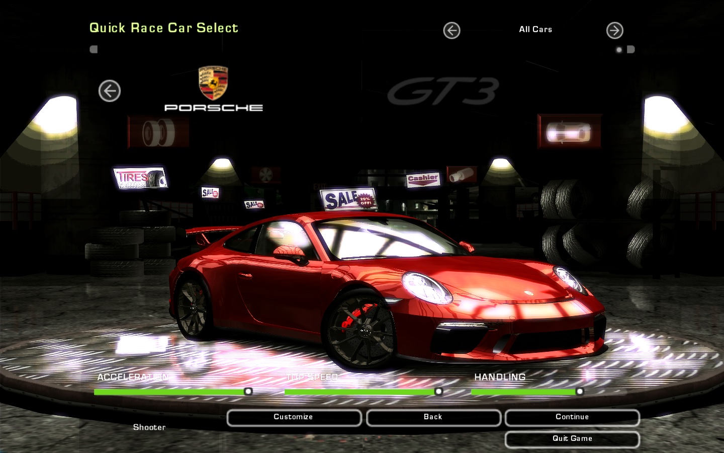 Need For Speed Underground 2 Porsche 911 (991-2) GT3
