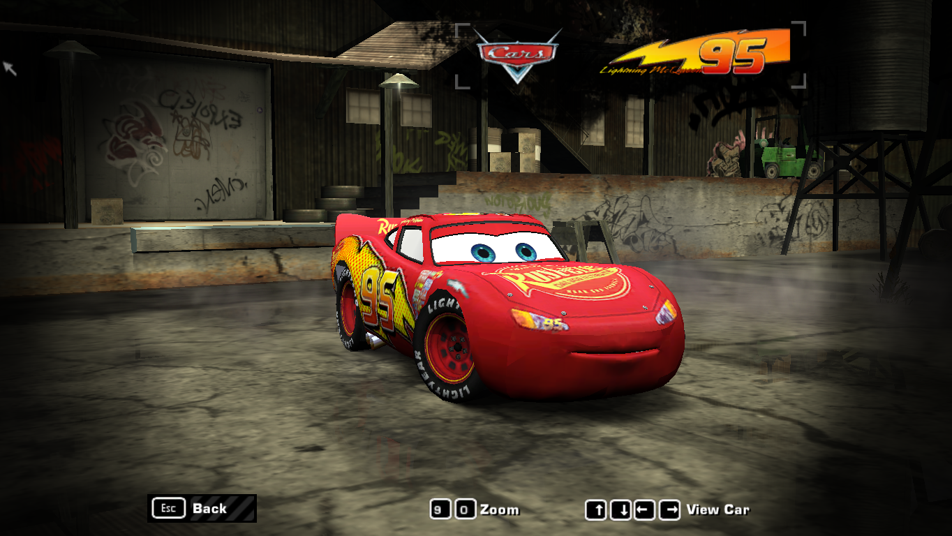 Need For Speed Most Wanted Fantasy Lightning McQueen