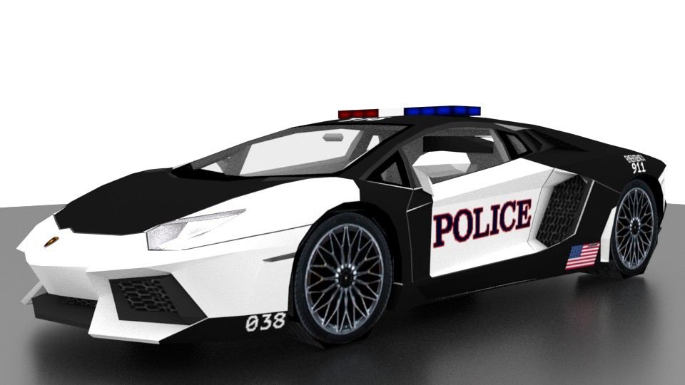 Need For Speed Hot Pursuit Lamborghini Aventador Coupe LP-700-4 (Police Version)