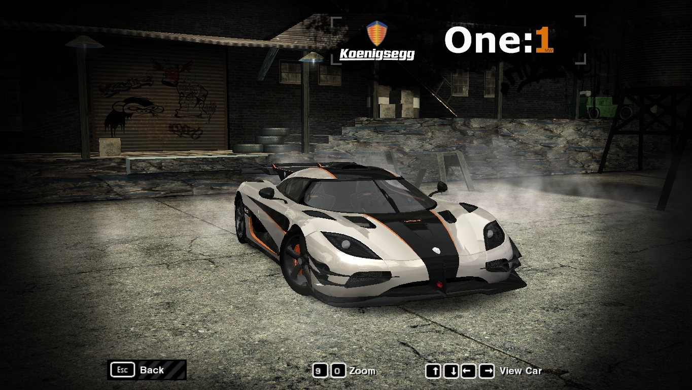 Need For Speed Most Wanted Koenigsegg One:1