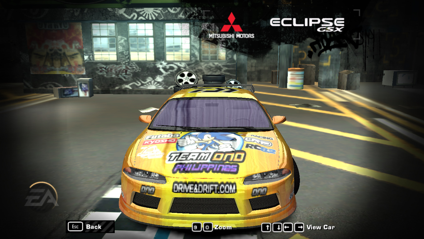 Need For Speed Most Wanted Team DND (Drive&Drift) Philippines Mitsubishi Eclipse GSX Vinyl