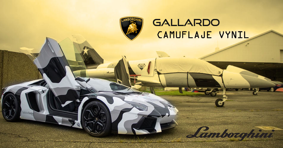 Need For Speed Most Wanted Lamborghini Gallardo "Camuflaje"  Vynil