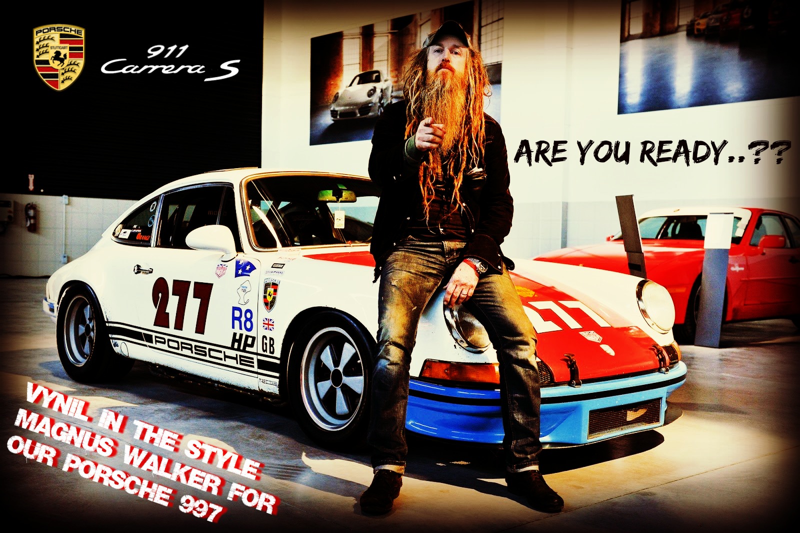 Need For Speed Most Wanted Magnus Walker Style in Vynil for Porsche 911 Carrera S [997]