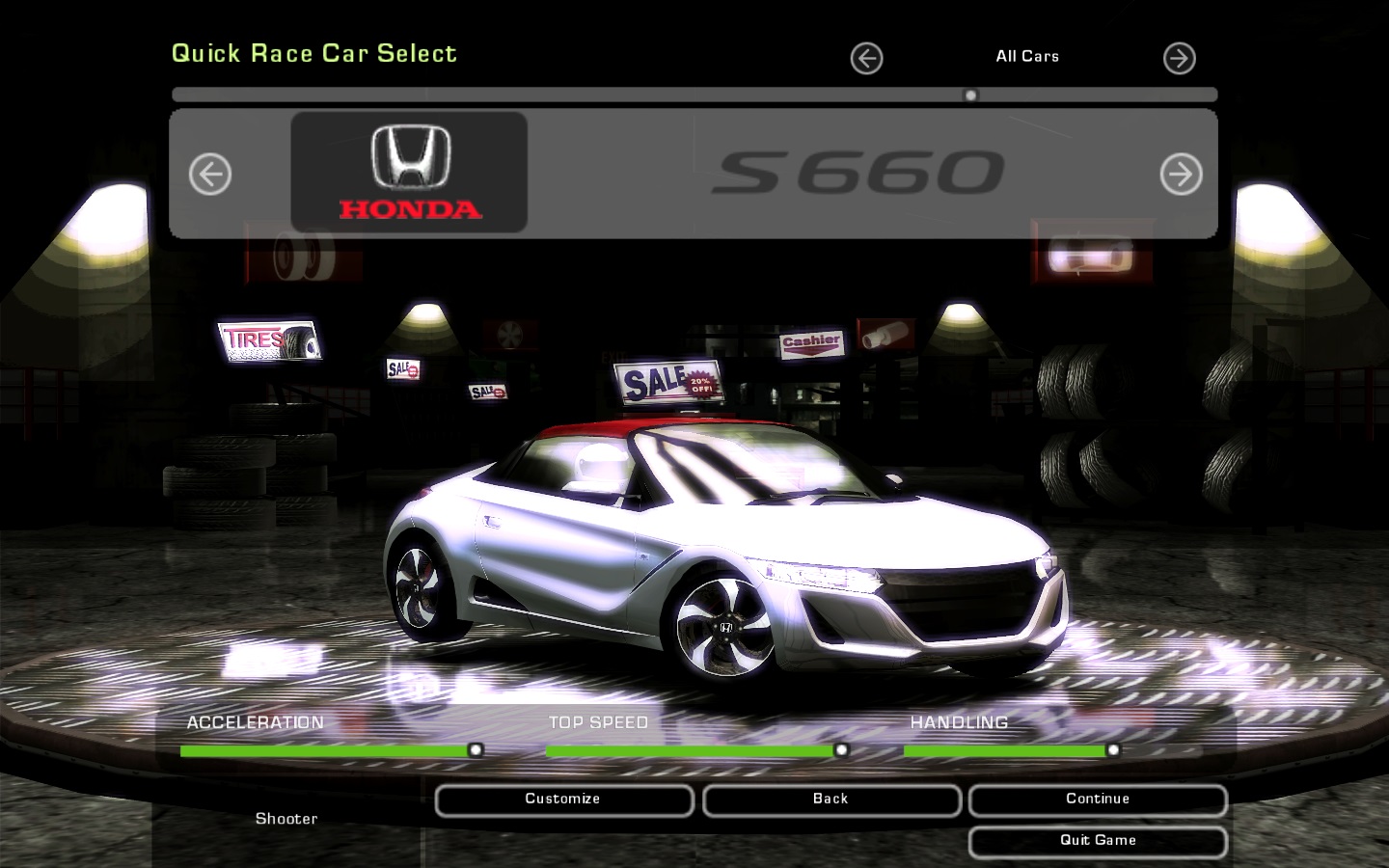 Need For Speed Underground 2 Honda S660