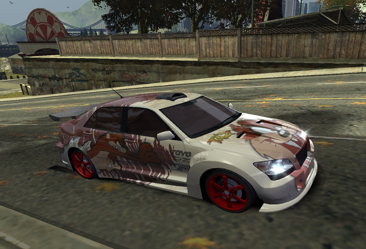 Need For Speed Most Wanted Taz from Looney Tunes vinyl for Taz (Blacklist 14)