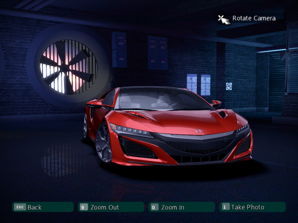 Need For Speed Carbon Acura NSX 2017