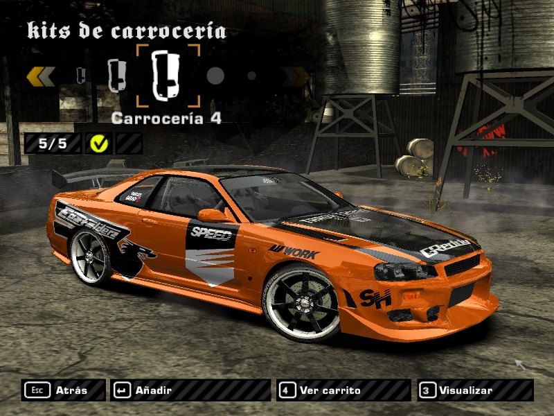 Need For Speed Most Wanted Nissan Skyline GTR R-34 V-Specs Eddi's
