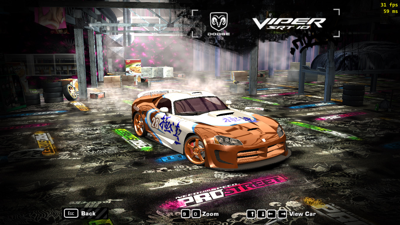 Need For Speed Most Wanted Dodge Viper Sonny's Livery