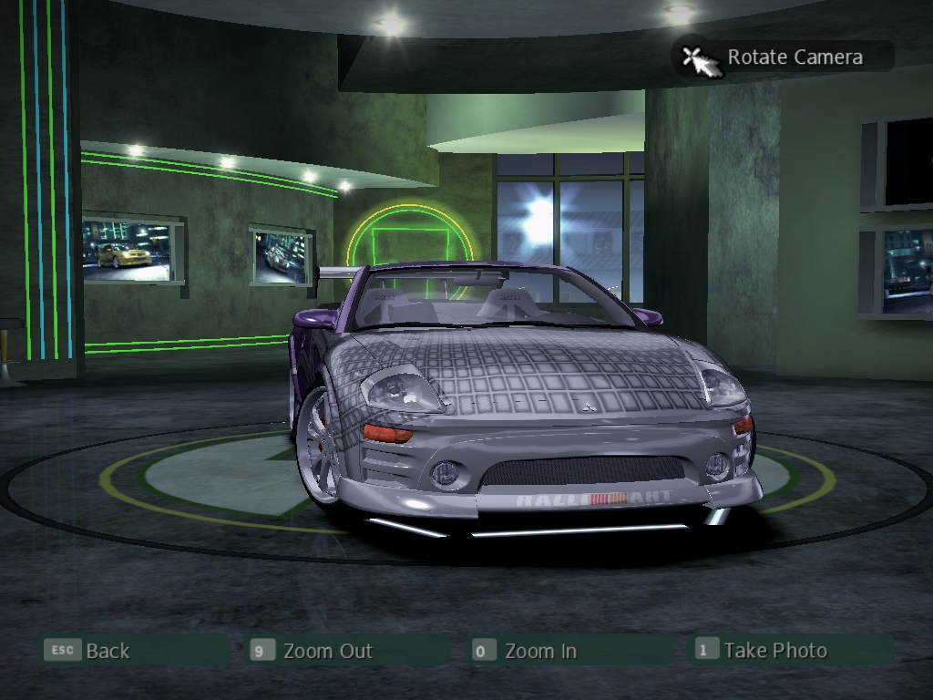 Need For Speed Carbon Mitsubishi Eclipse GTS Spyder 2F2F