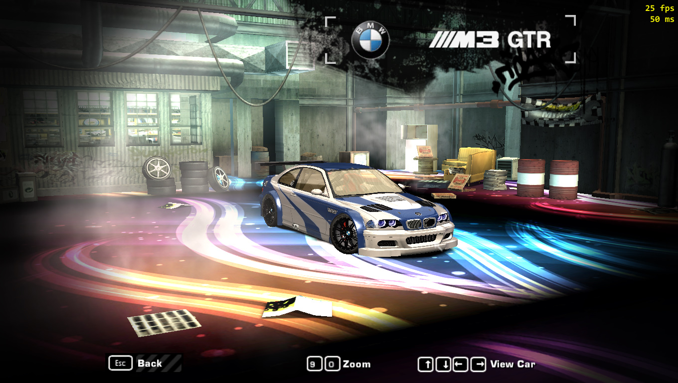 Need For Speed Most Wanted Glowing Night Abstract For Career Safehouse Floor