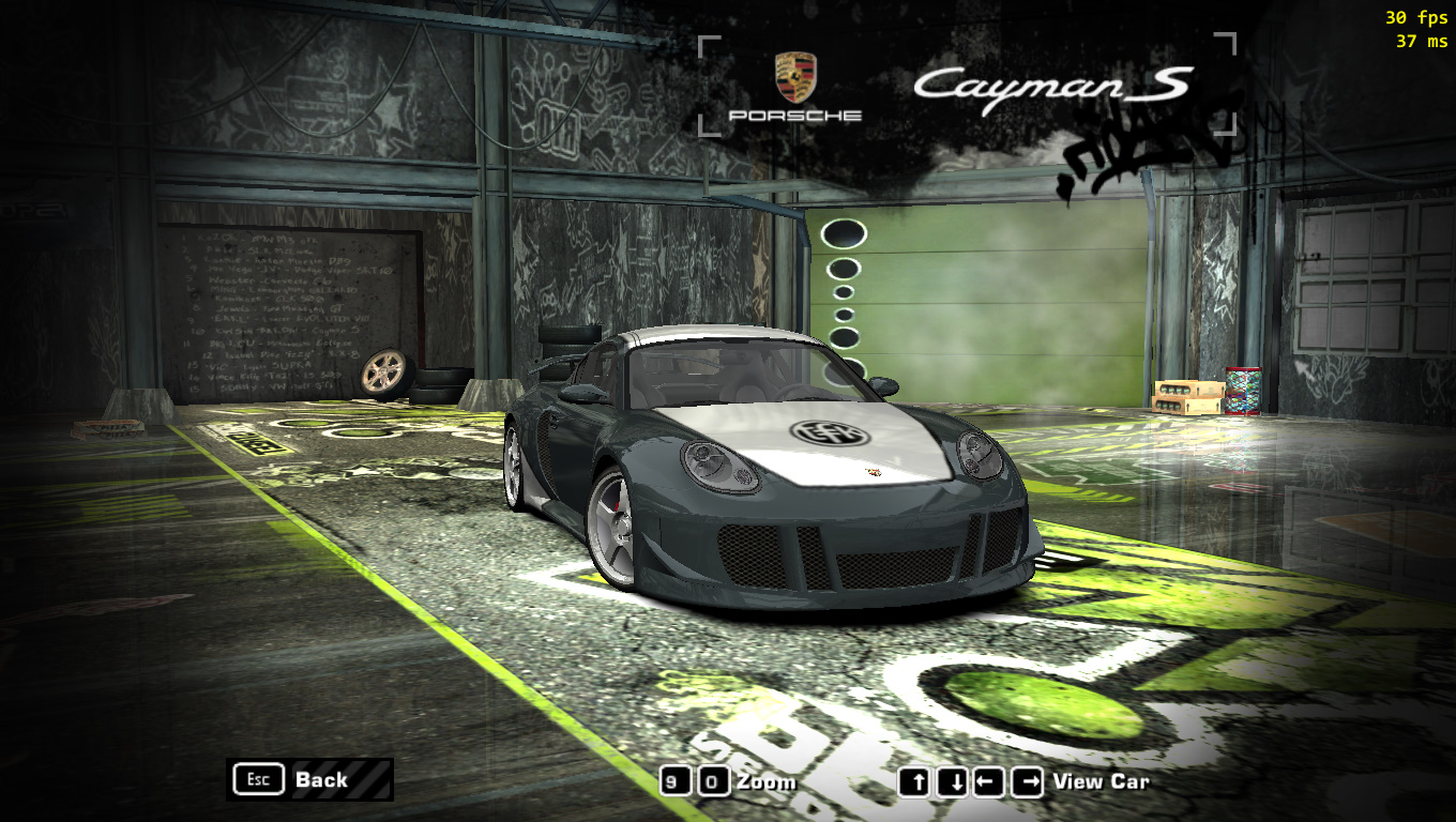 Need For Speed Most Wanted Porsche Cayman S New Colin Livery