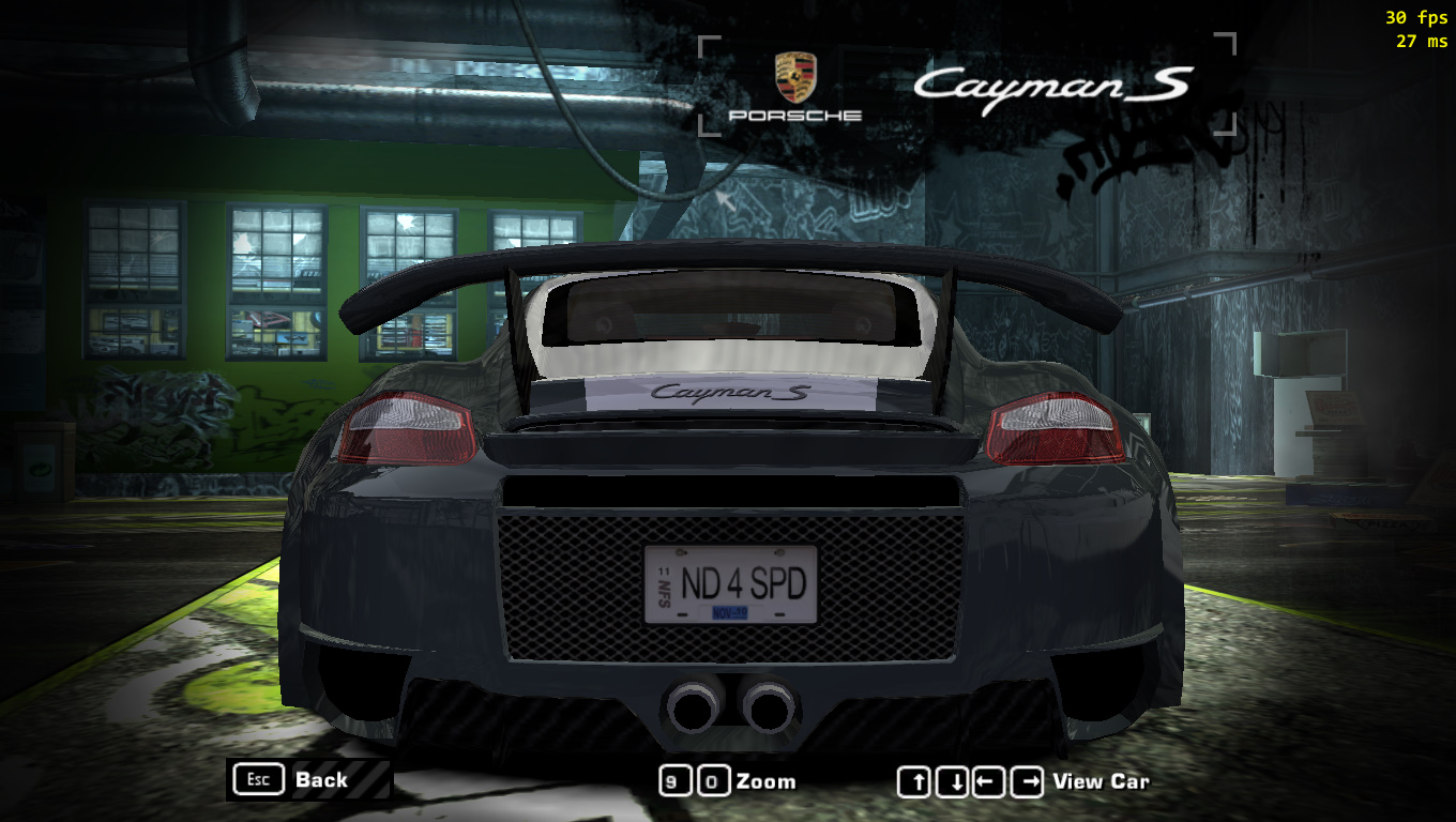 Need For Speed Most Wanted Rockport City New License Plate Retextured