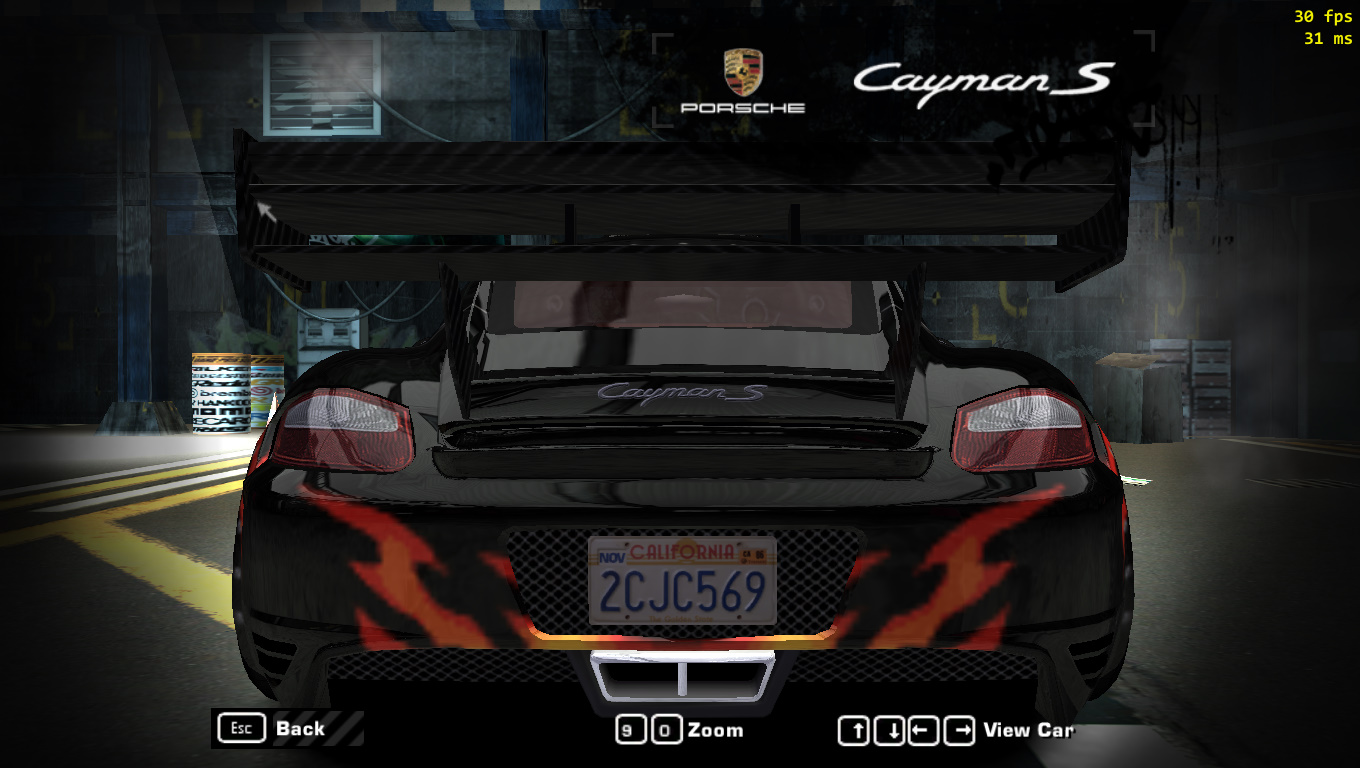 Need For Speed Most Wanted High Quality New California License Plate