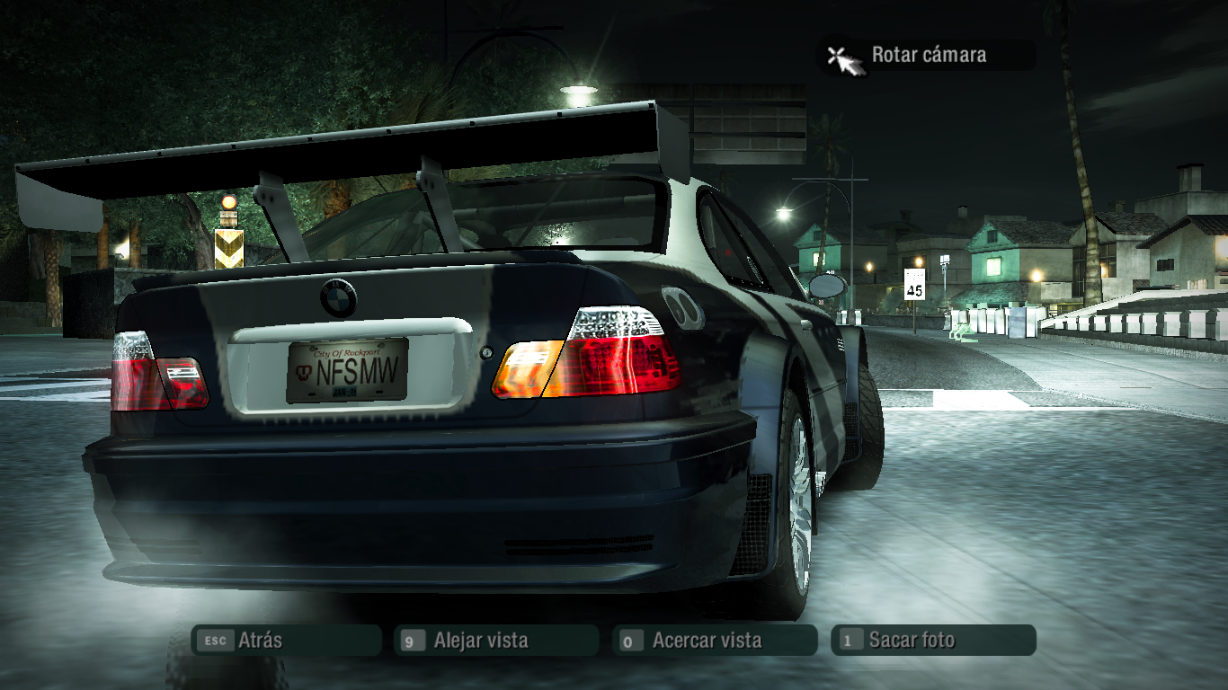 Need For Speed Carbon NFSMW License Plate in NFSC
