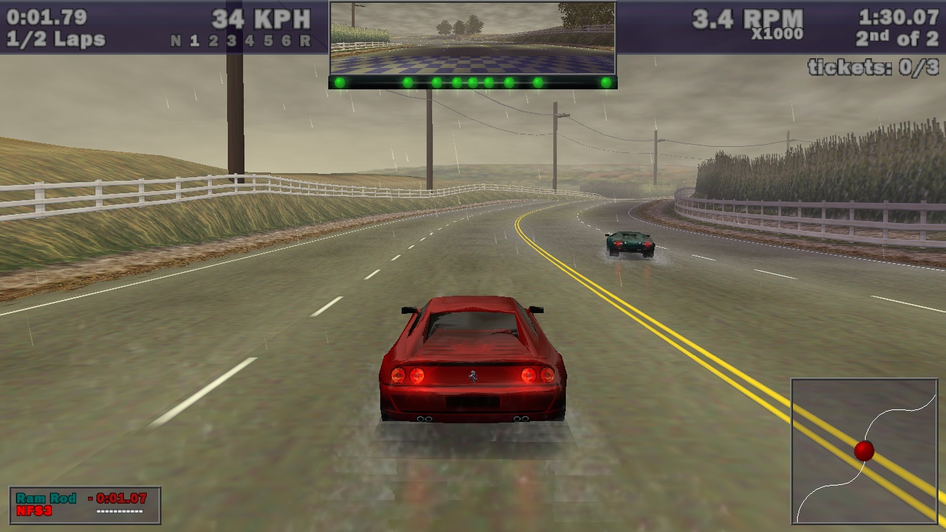 Need For Speed Hot Pursuit Ferrari 355 F1 (alternate version)
