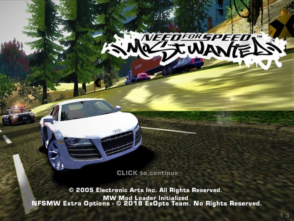 Need For Speed Most Wanted Perfect Ingame Boot Screen (Audi R8)!!!