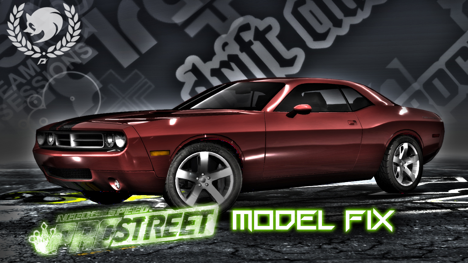 Need For Speed Pro Street Dodge Challenger Concept fix