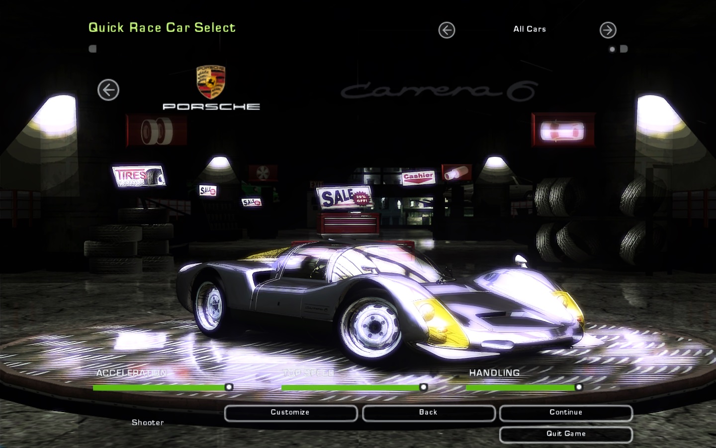 Need For Speed Underground 2 Porsche 906 Carrera 6