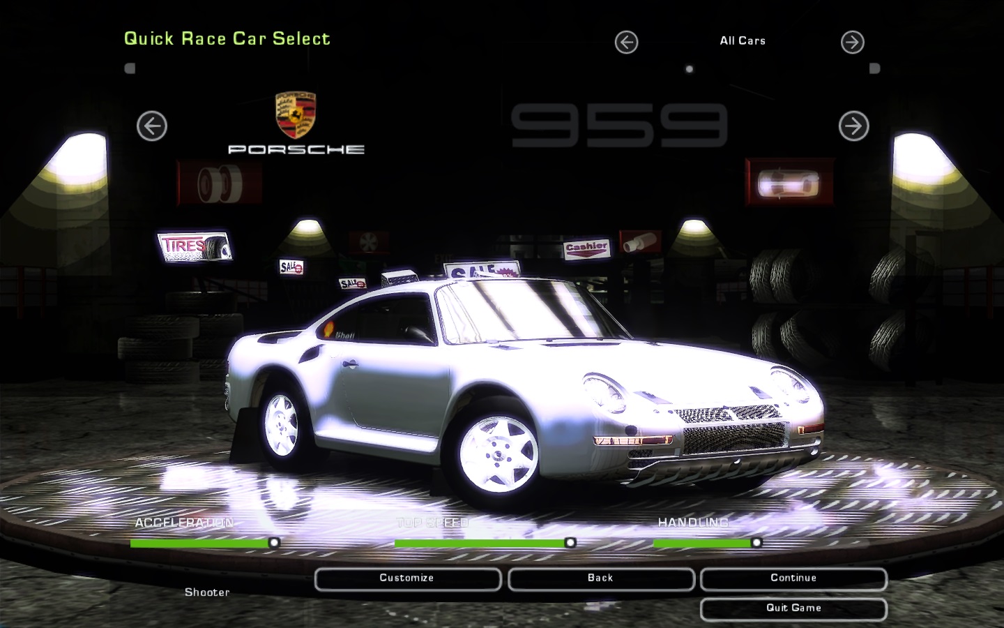 Need For Speed Underground 2 Porsche 959 Raid