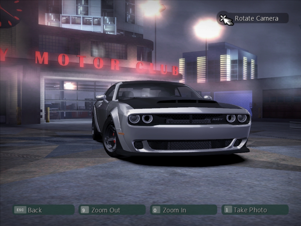 Need For Speed Carbon Dodge Challenger SRT Demon