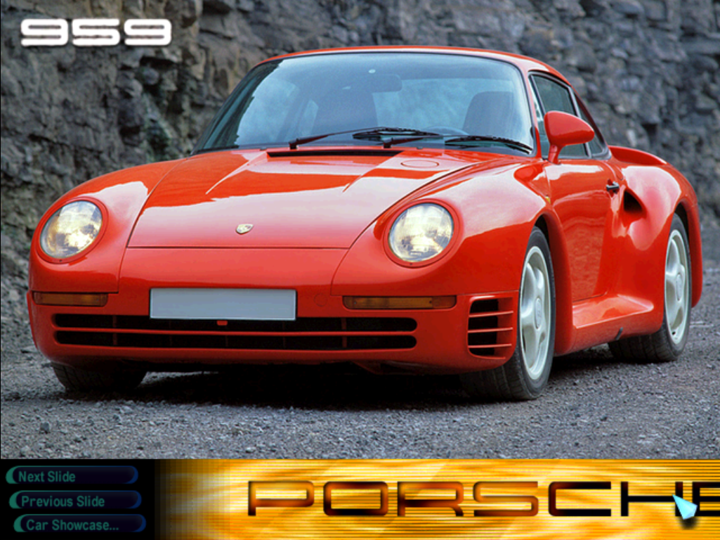 Need For Speed High Stakes Porsche 959 Showcase