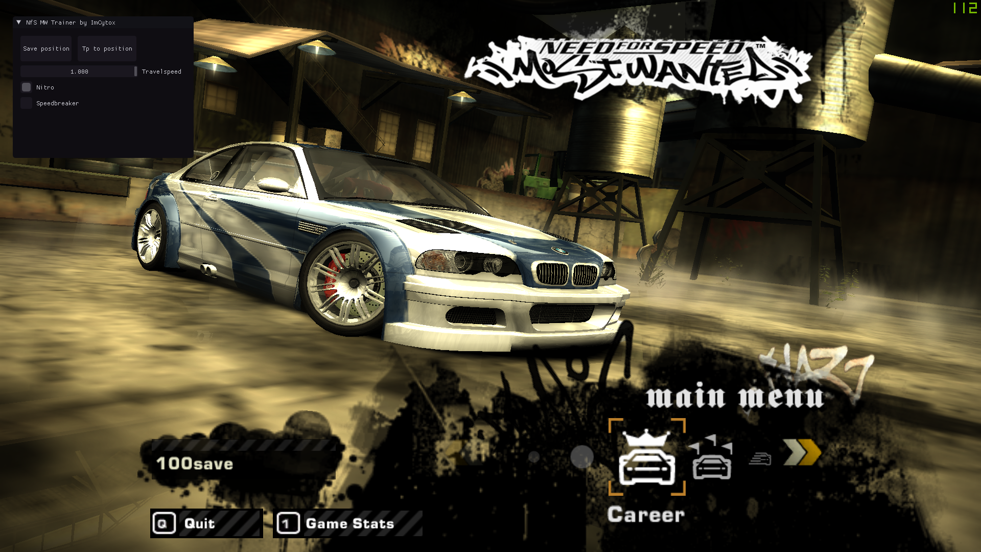 Need For Speed Most Wanted Trainer with teleport + Gui